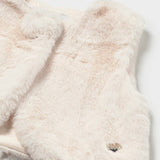 Mayoral Baby Girl Faux Fur Vest ~ Soy