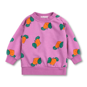 Bobo Choses Baby Tangerine Sweatshirt & Joggers Set ~ Fuchsia