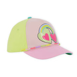 Billieblush Colorblock Rainbow Baseball Cap ~ Multi