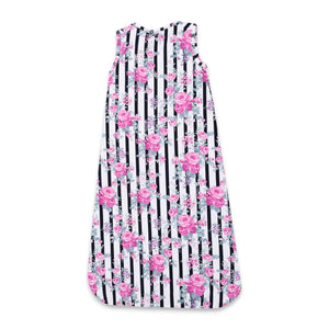 Angel Dear Sleep Bag ~ Cabbage Rose Stripe