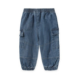 Molo Baby Sae Denim Pants ~ Chambray Blue