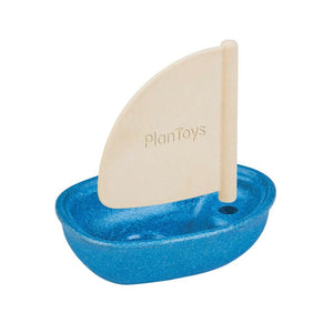 PlanToys Sail Boat ~ Blue