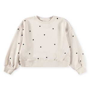 Molo Miki Sweatshirt & Anna Sweatpants Set 7-12 ~ Confetti Sand