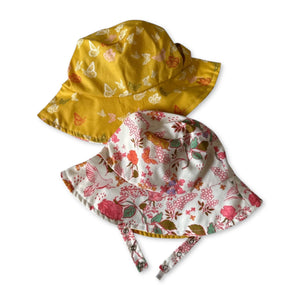 Urban Baby Bonnets Reversible Organic Bucket Hat ~ Peace