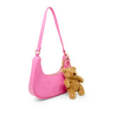 Tiny Treats Teddy Bear Charm Shoulder Handbag