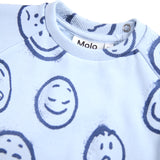 Molo Baby Disc Sweatshirt & Simeon Sweatpants Set ~ Blue Moon Moods