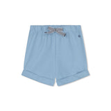 Petit Bateau Baby Multi Striped s/s Tee w/ Ice Cream Patch & Shorts Set ~ White Multi/Blue