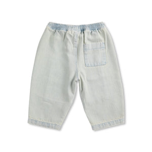 Bobo Choses Baby Denim Pants ~ Light Blue