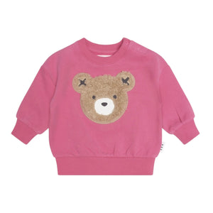Huxbaby Furry Huxbear Sweatshirt & Sweatpants Set ~ Dusty Berry