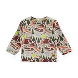 Babyface Baby Boy Printed Sweatshirt ~ Forest/Bone