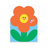 Wrap Birthday Bug & Flower Fold Out Card