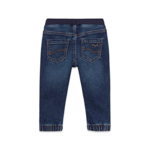 Mayoral Baby Boy Soft Denim Joggers ~ Dark Wash