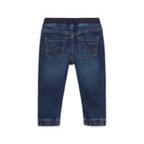 Mayoral Baby Boy Soft Denim Joggers ~ Dark Wash