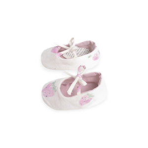 Play Up Baby Printed Woven Shoes ~ Strawberries/Natural