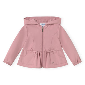 Mayoral Baby Girl Windbreaker w/ Bows ~ Rose
