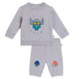 Stella McCartney Baby Boy Robot Sweatshirt & Joggers Set ~ Heather Grey