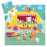 Djeco Ice Cream Truck Silhouette Puzzle