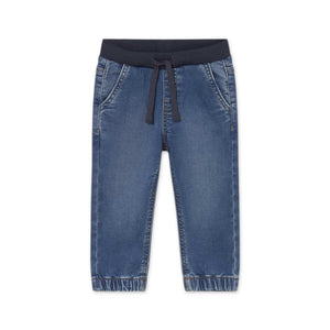 Mayoral Baby Boy Soft Denim Joggers ~ Medium Wash