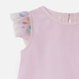 Stella McCartney Girls s/s Multicolor Dots Tulle Dress ~ Pink