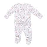 Angel Dear 2 Way Zipper Ruffle Back Footie ~ Enchanted Woodland