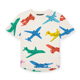 Rock Your Kid Big Jet Plane T-Shirt ~ Cream