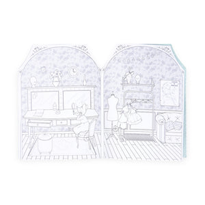 Moulin Roty Coloring Book w/ Stickers ~ Little School of Dance