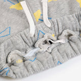 Bobo Choses Baby Pixel Abduction Print Sweatshirt & Sweatpants Set ~ Light Heather Grey