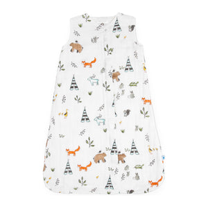Little Unicorn Cotton Muslin Sleep Bag ~ Forest Friends