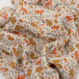 Little Unicorn Cotton Muslin Swaddle ~ Fall Friends