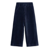 Mayoral Girls Ribbed Velour Pants ~ Navy