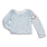 MIA New York Happy Patch Shag Sweater & Fairytale Skirt Set ~ Blue/Silver