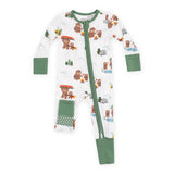 Angel Dear 2 Way Zipper Convertible Romper ~ Bigfoot Camping