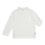 Mayoral Boys Mao-Collar l/s Shirt~ White