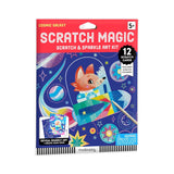 Mudpuppy Cosmic Galaxy Scratch Magic Scratch & Sparkle Art Kit