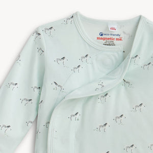 Magnetic Me Modal 3pc Kimono Set ~ Teal Savannah Plains