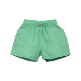 Play Up Baby Sun Print T-Shirt & Woven Shorts Set ~ White/Dark Mint