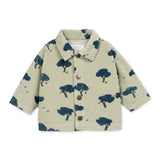Play Up Baby Tree Print Corduroy Overshirt, l/s Top & Pants Set ~ Pistachio/Off-White