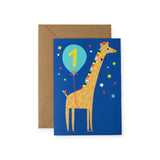 Mifkins 1st Birthday Card ~ Blue