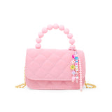 Tiny Treats Pearl Handle Message Charm Handbag