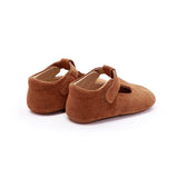 Old Soles Softly Bub T-strap Maryjane ~ Tan Suede