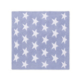 Angel Dear Chenille Blanket ~ Dusty Blue Stars