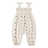 Rylee + Cru Sawyer Stars Romper ~ Natural