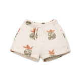 Play Up Baby Pineapple Print Sweatshirt & Sweatshorts Set ~ Oatmeal