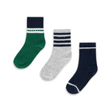 Mayoral Boys Striped Socks Set of 3 ~ Dark Lake