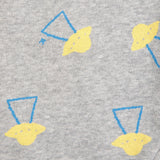 Bobo Choses Baby Pixel Abduction Print Sweatshirt & Sweatpants Set ~ Light Heather Grey