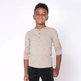 Appaman Boys Allday Henley ~ Taupe