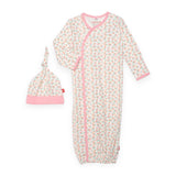 Magnetic Me Cotton Magnetic Gown & Hat Set ~ Mon Cheri