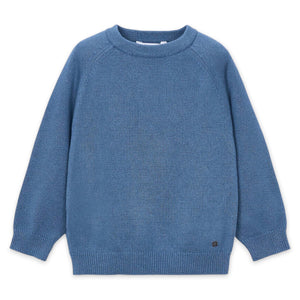 Mayoral Boys Basic Crew Neck Sweater ~ Glacial
