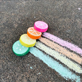 Twee Citrus Slices Handmade Sidewalk Chalk