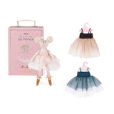 Moulin Roty The Little School Of Dance Tutu Wardrobe Doll & Suitcase Set